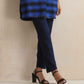 trueBrowns Blue Check Winter Top | Swadesiicart