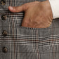 Even Apparels Men's Brown Waistcoat with Notched Lapel | Swadesiicart