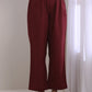 trueBrowns Ruby Wine Dobby Collar Short Co-Ord Set - Swadesiicart