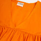 InWeave Women's Orange Flared Kurta Palazzo Set - Swadesiicart
