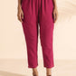 trueBrowns Carrot Cotton Dobby Kurta Pant Set | Swadesiicart