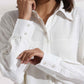 trueBrowns White Cotton Check Shirt Co-ord Set - Swadesiicart