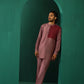 trueBrowns Men's Light Mauve Silk Co-ord Set - Swadesiicart