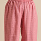 trueBrowns Light Pink Dobby Oversized Co-Ord Set - Swadesiicart