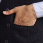 Even Apparels Men's Blue Woolen Double Breast Waistcoat | Swadesiicart
