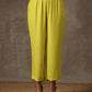 trueBrowns The Penelope - Lime Green Solid Textured Co-Ord Set - Swadesiicart