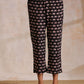 trueBrowns Black Elephant Bagru Print Cotton Kaftan Co-Ord Set - Swadesiicart