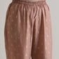 trueBrowns Beige Foil Puff Sleeve Kurta Set | Swadesiicart