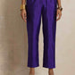 trueBrowns Lilac Tissue Angrakha Kurta Set | Swadesiicart