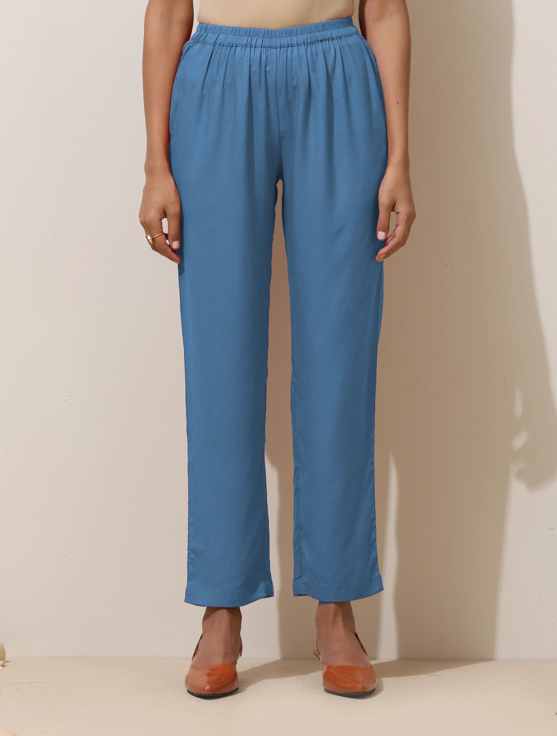 trueBrowns Blue Co-ord Set - Swadesiicart