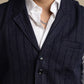 Even Apparels Men's Blue Waistcoat with Notched Lapel | Swadesiicart