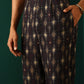 trueBrowns Men's Black Tonal Ikat Muslin Silk Printed Co-ord Set - Swadesiicart