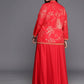 Ahalyaa Plus Size Ethnic Top & Skirt with Shrug | Swadesiicart