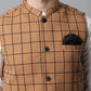 Even Apparels Men's Beige Nehru Jacket With Welt Pockets | Swadesiicart