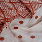 Shades of Milk White And Red Colour With Patli Pallu Design Pure Kota Cotton Saree By Gayathri Reddy Designer Studio | Swadesiicart