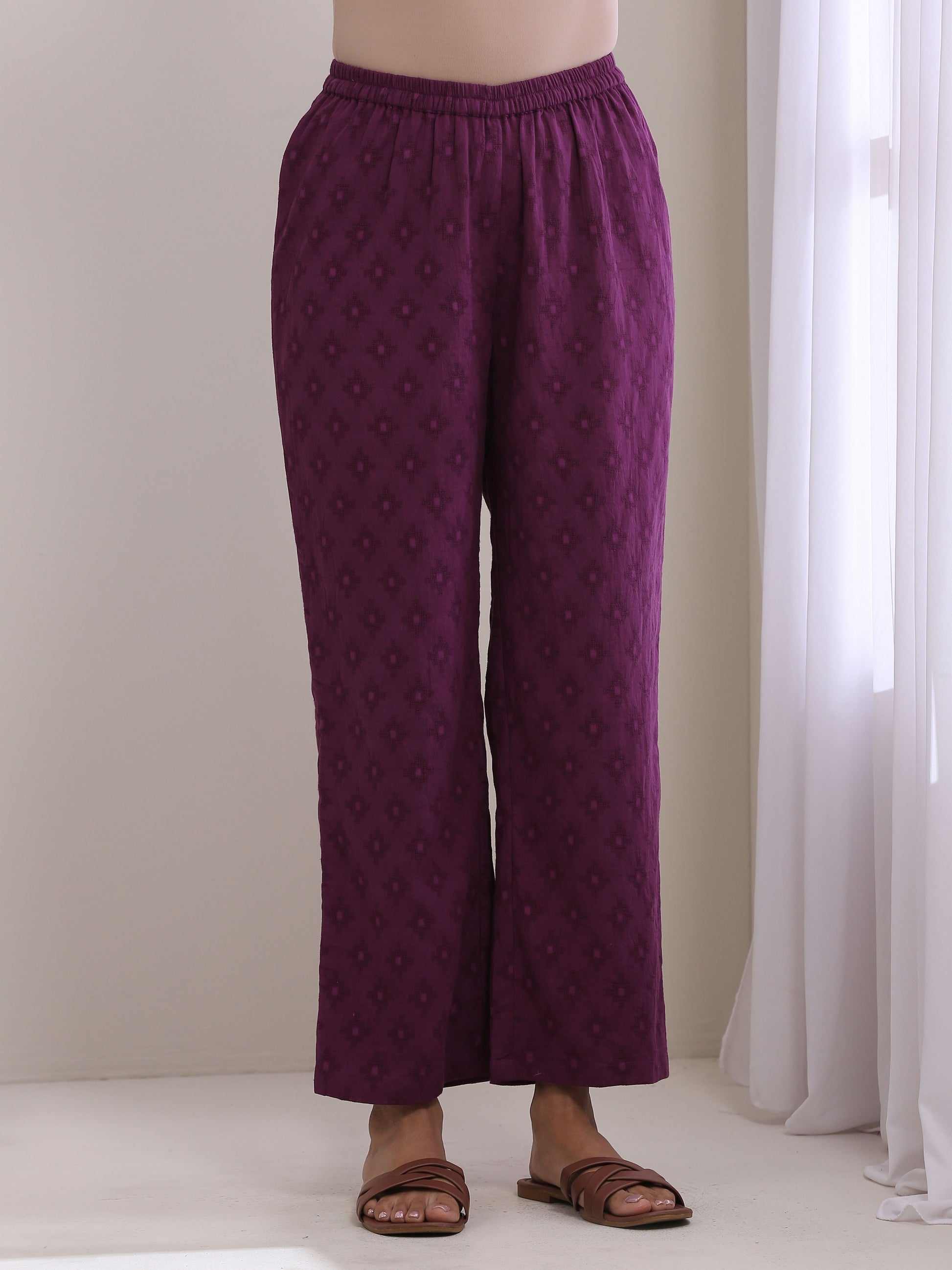 trueBrowns Dark Green Dobby Sleeveless Kurta Pant Set | Swadesiicart