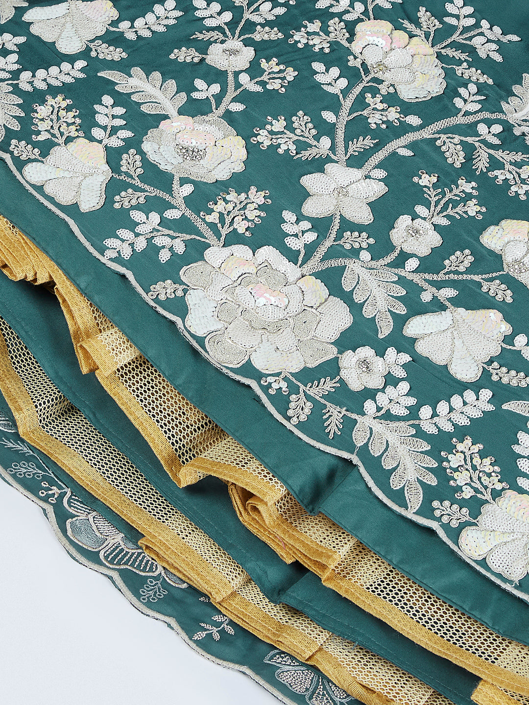 House of Panchhi Pink Pure Georgette Position Printing With Siroski Stone Work Lehenga Choli & Dupatta | Swadesiicart