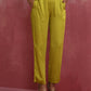 trueBrowns Lime Green Short Kurta Co-ord set - Swadesiicart