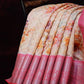 Pastel Wheat Banaras Border Buttes Floral Design Banarasi Semi Silk Saree By Gayathri Reddy Designer Studio | Swadesiicart