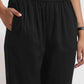 trueBrowns Black Cotton Embroidered Straight Kurta Set - Swadesiicart