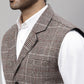 Even Apparels Men's Brown Pure Wool Nehru Jacket | Swadesiicart