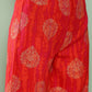 InWeave Women's Rust Mughal Print Raisa Back Detial Long Coords Set - Swadesiicart