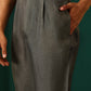 trueBrowns Men's Grey Diamond Viscose Silk Co-ord Set - Swadesiicart