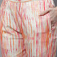 Jainish Women's WoDigital Printed Crop Top and Jacket Set - Orange - Swadesiicart