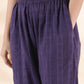 trueBrowns Purple Cotton Dobby Co-ord Set - Swadesiicart