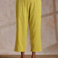 trueBrowns Lime Pink Zig-Zag Lines Print Cotton Kurta Pant Set | Relove | Swadesiicart