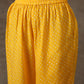 trueBrowns Yellow Bandhani Flare Printed Silk Co-Ord Set | Relove - Swadesiicart