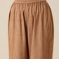 trueBrowns Light Mauve Slub Texture Neck Pleat Kurta Pant Set | Swadesiicart