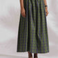 trueBrowns Grey Cotton Skirt Co-ord Set - Swadesiicart
