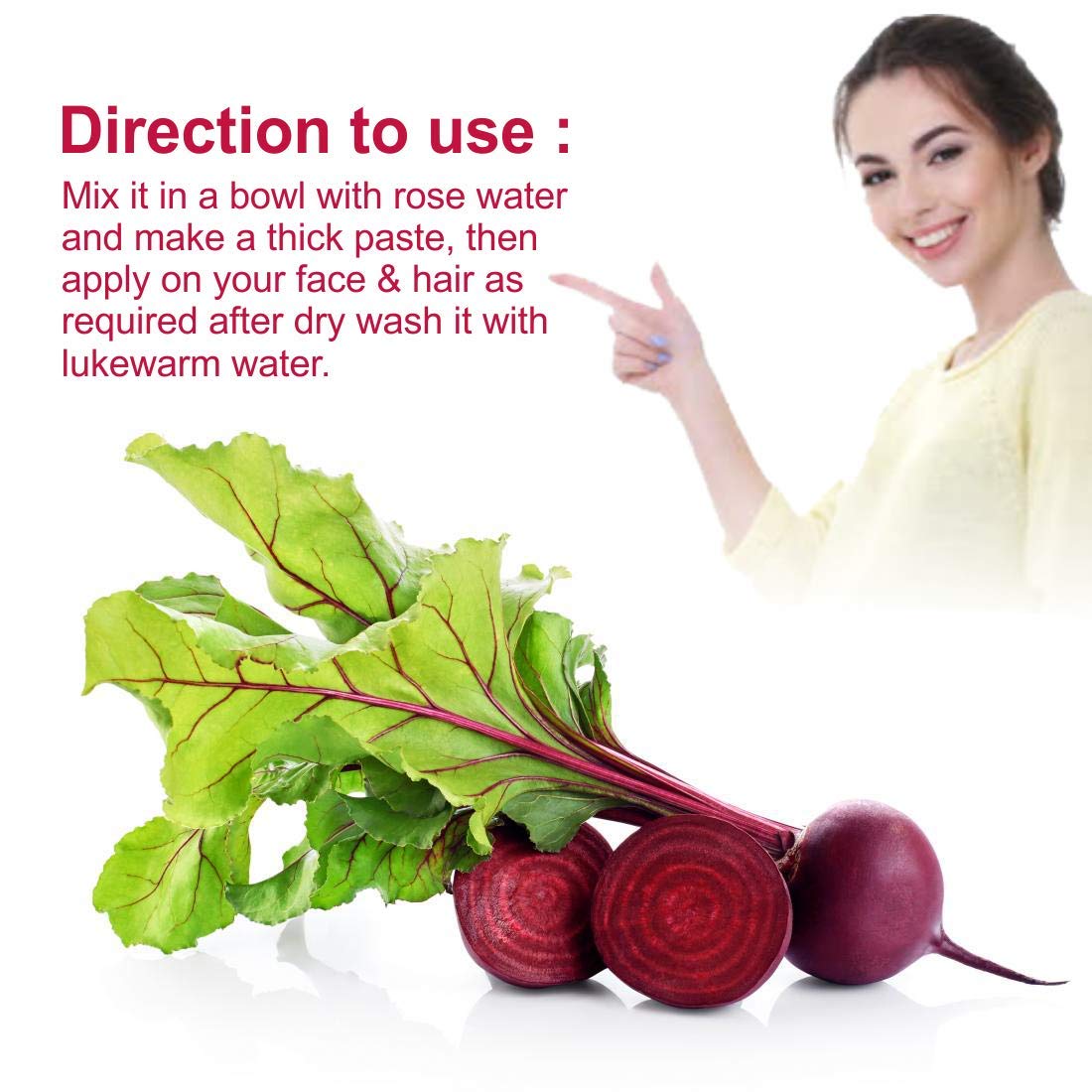 Nuerma Science Beetroot Powder 100% Organic | Swadesiicart