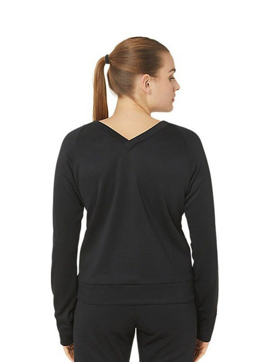 ASICS Brushed Mobility Knit Pullover Round Neck Long Raglan Sleeves T-shirt | Swadesiicart