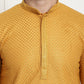 Sojanya Geometric Embroidered Thread Work Pure Cotton Straight Kurta | Swadesiicart