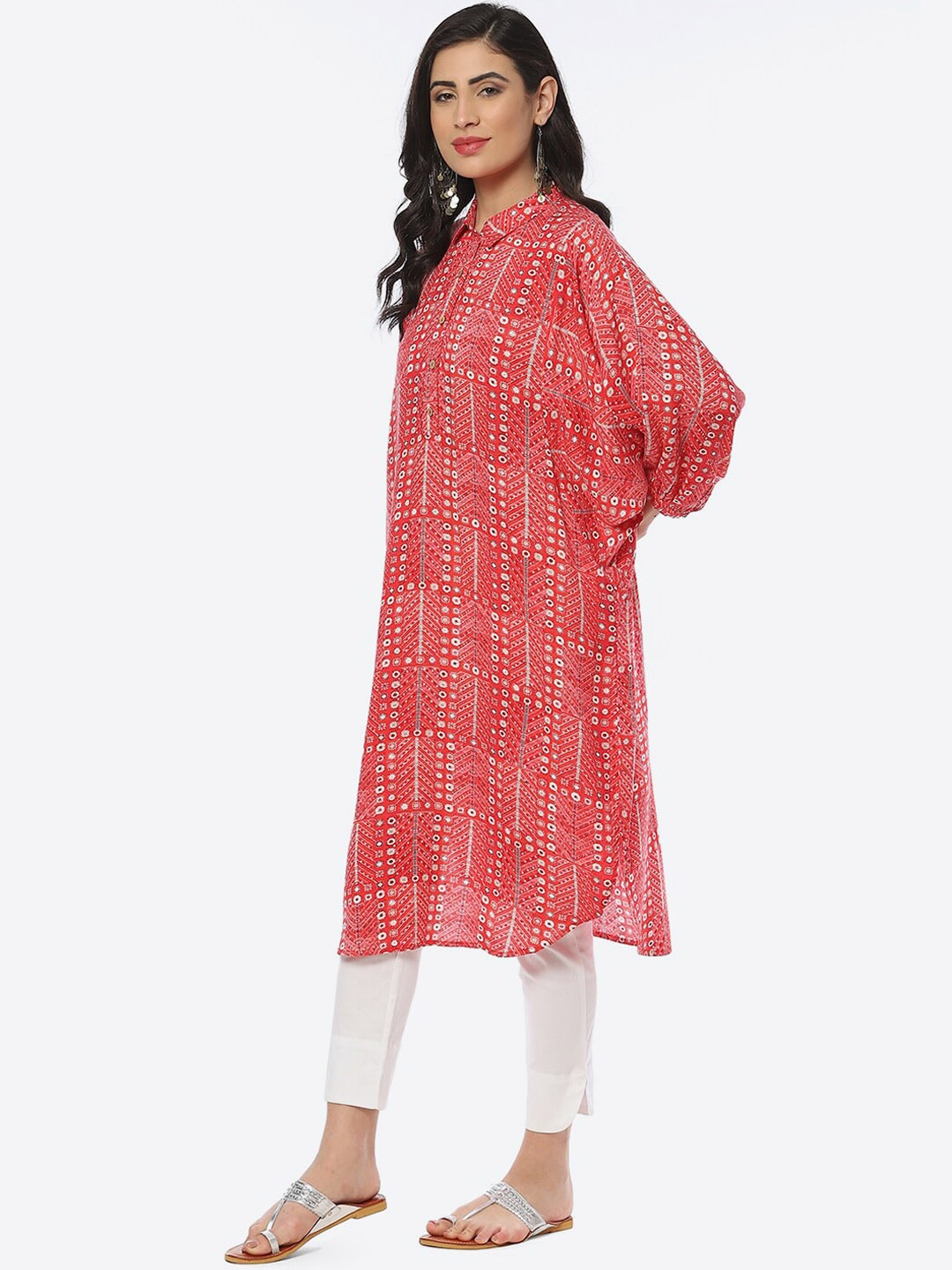 Biba Women Ethnic Motifs Printed Kurta - Swadesiicart