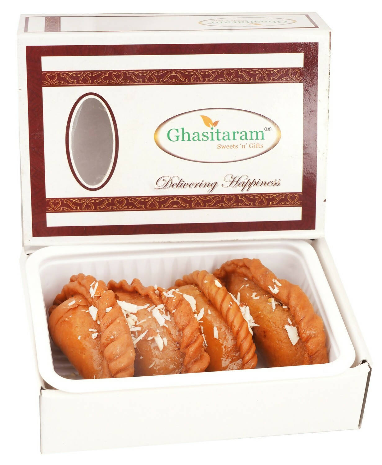 Ghasitaram Sugarfree Healthy Wheat Gujiya Box | Swadesiicart