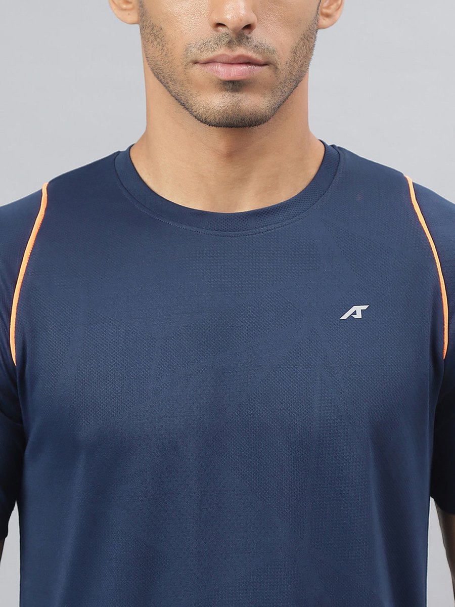 Alcis Round Neck Slim Fit Anti-Static T-Shirt | Swadesiicart