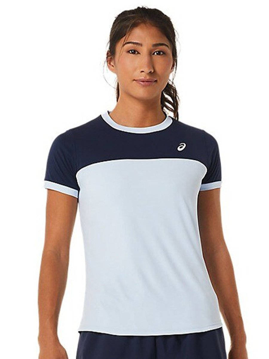 ASICS Court SS Short Sleeves Tennis T-shirts | Swadesiicart
