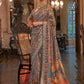 Anouk Ethnic Motifs Printed Beads & Stones Banarasi Saree | Swadesiicart