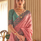 Mitera Ethnic Motifs Woven Design Zari Silk Blend Banarasi Saree | Swadesiicart