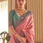 Mitera Ethnic Motifs Woven Design Zari Silk Blend Banarasi Saree | Swadesiicart