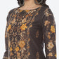 Biba Women Floral Printed Boat Neck Cotton Kurta - Swadesiicart