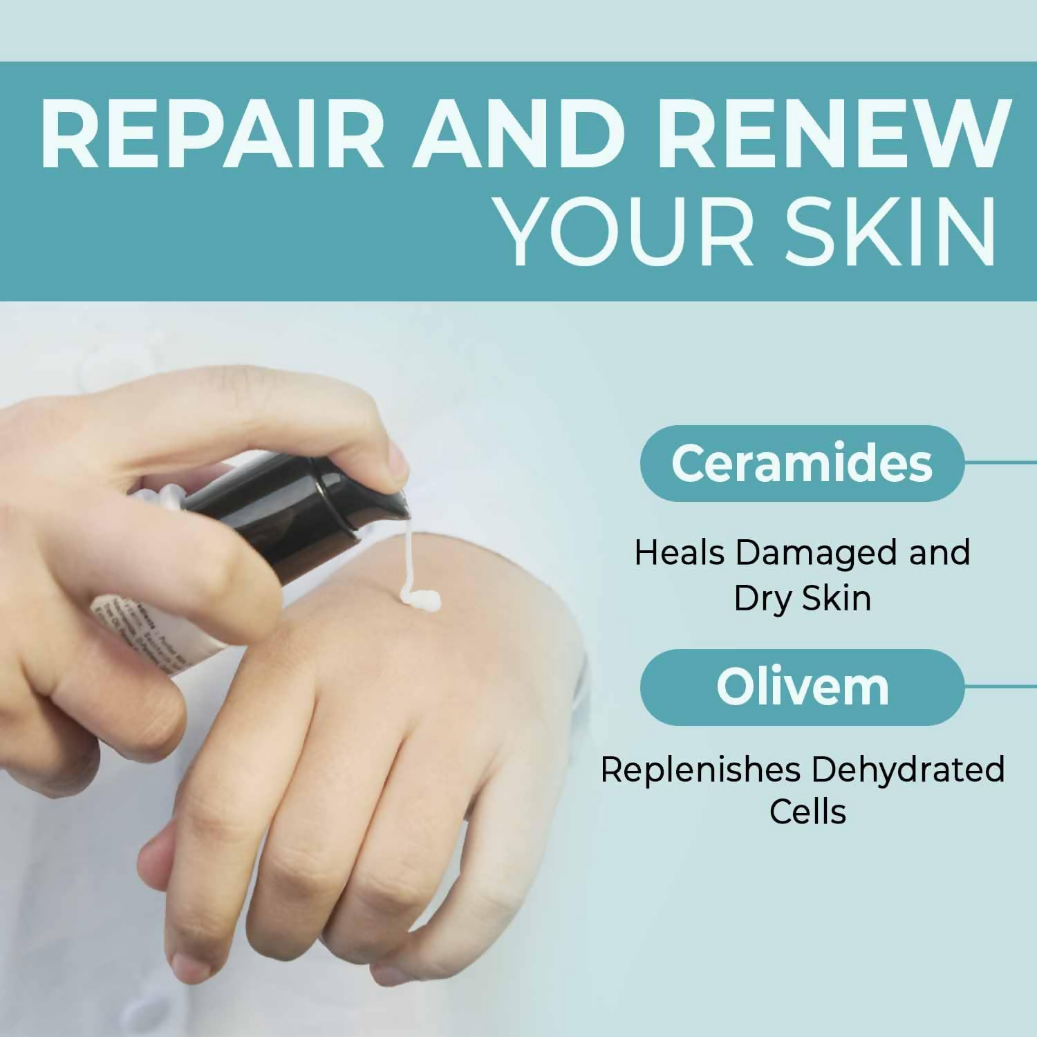 Dermabay Hydrating Moisturizer Lotion With Niacinamide And Ceramides | Swadesiicart