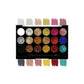 Matt Look Glitterz N Highlight 18 Color Glittering Eyeshadow Palette - Classic - Swadesiicart