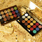 Matt Look Glitterz N Highlight 18 Color Glittering Eyeshadow Palette - Classic - Swadesiicart