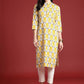 Anouk Ethnic Motifs Ikat Dyed Pure Cotton Kurta - Swadesiicart