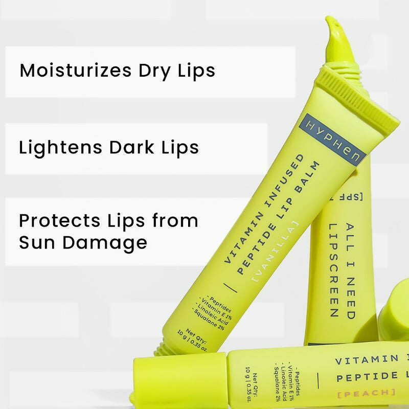 Hyphen By Kriti Sanon Juicy Lips Or Nothing Lip Care Combo For Dry & Chapped Lips, Hydrates & Moisturizes | Swadesiicart