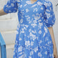 Aayaa Designer Printed One Piece Dress - Multi Color